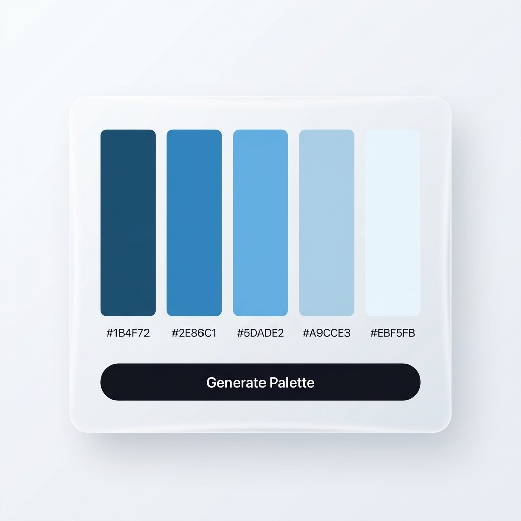Inspo AI Color Palette Generator UI
