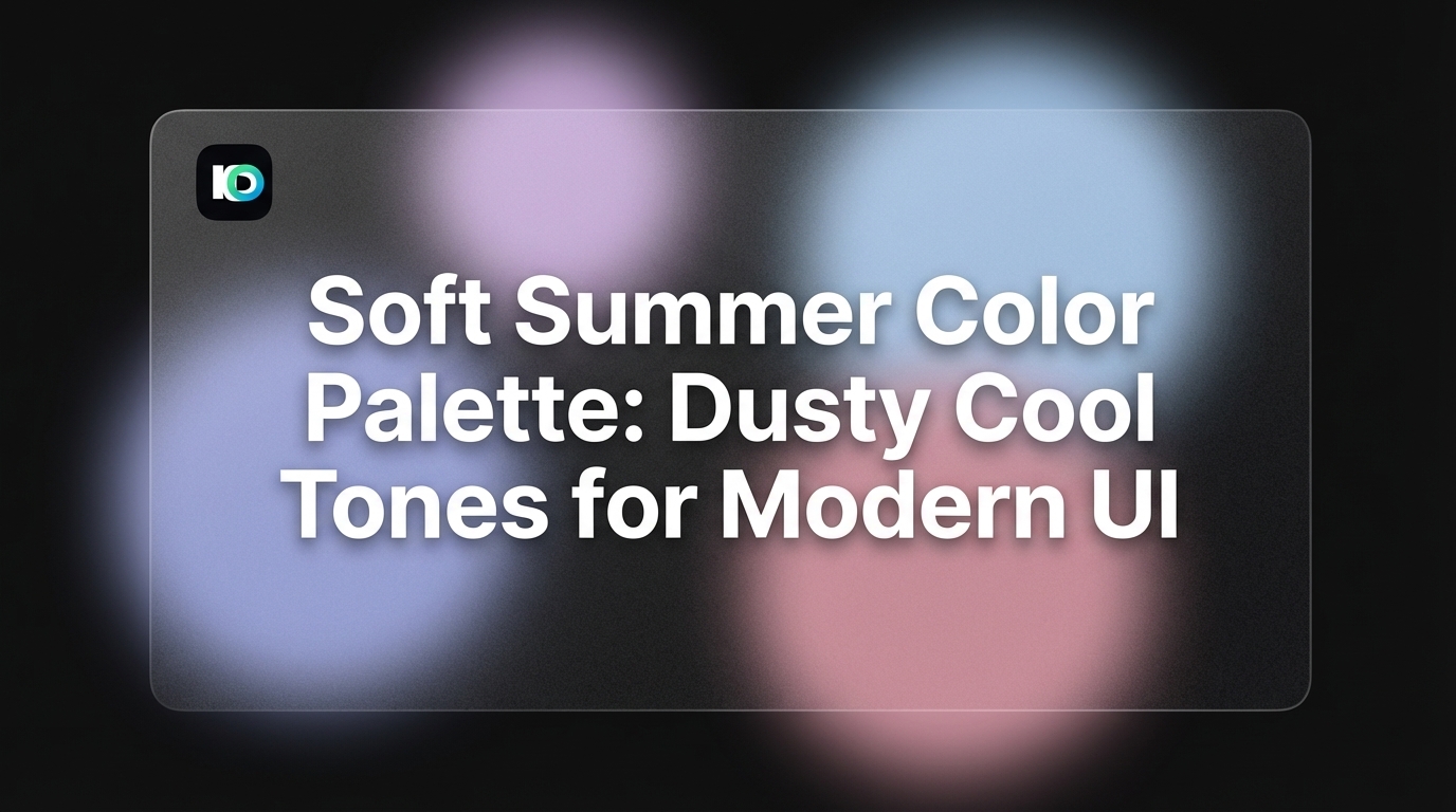 Soft Summer Color Palette: Dusty Cool Tones for Modern UI