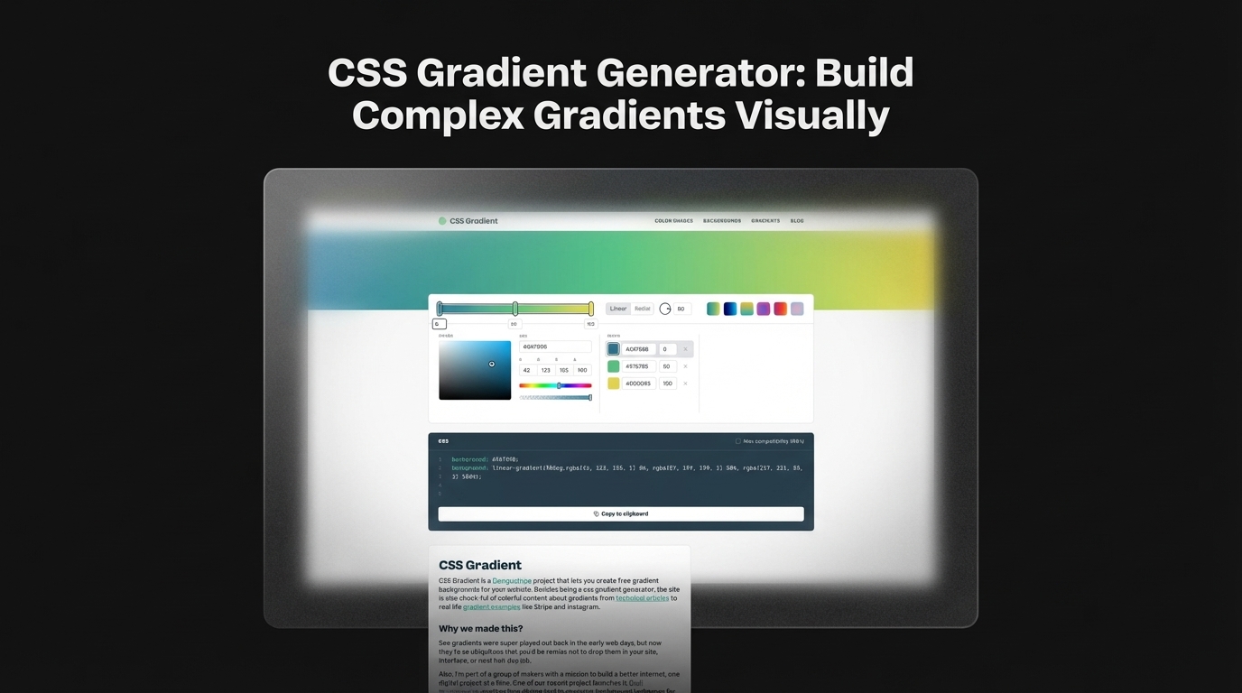 CSS Gradient Generator: Build Complex Gradients Visually