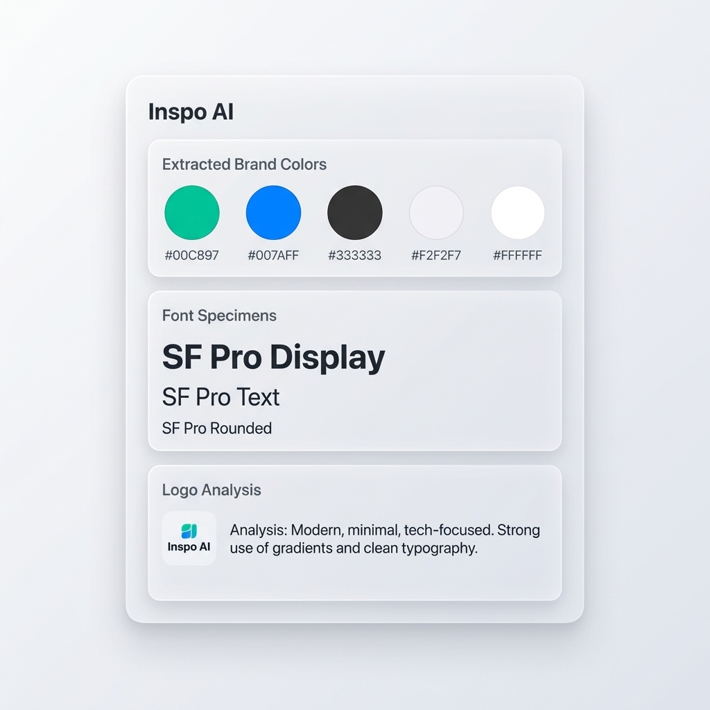 Brand Scanner Interface UI