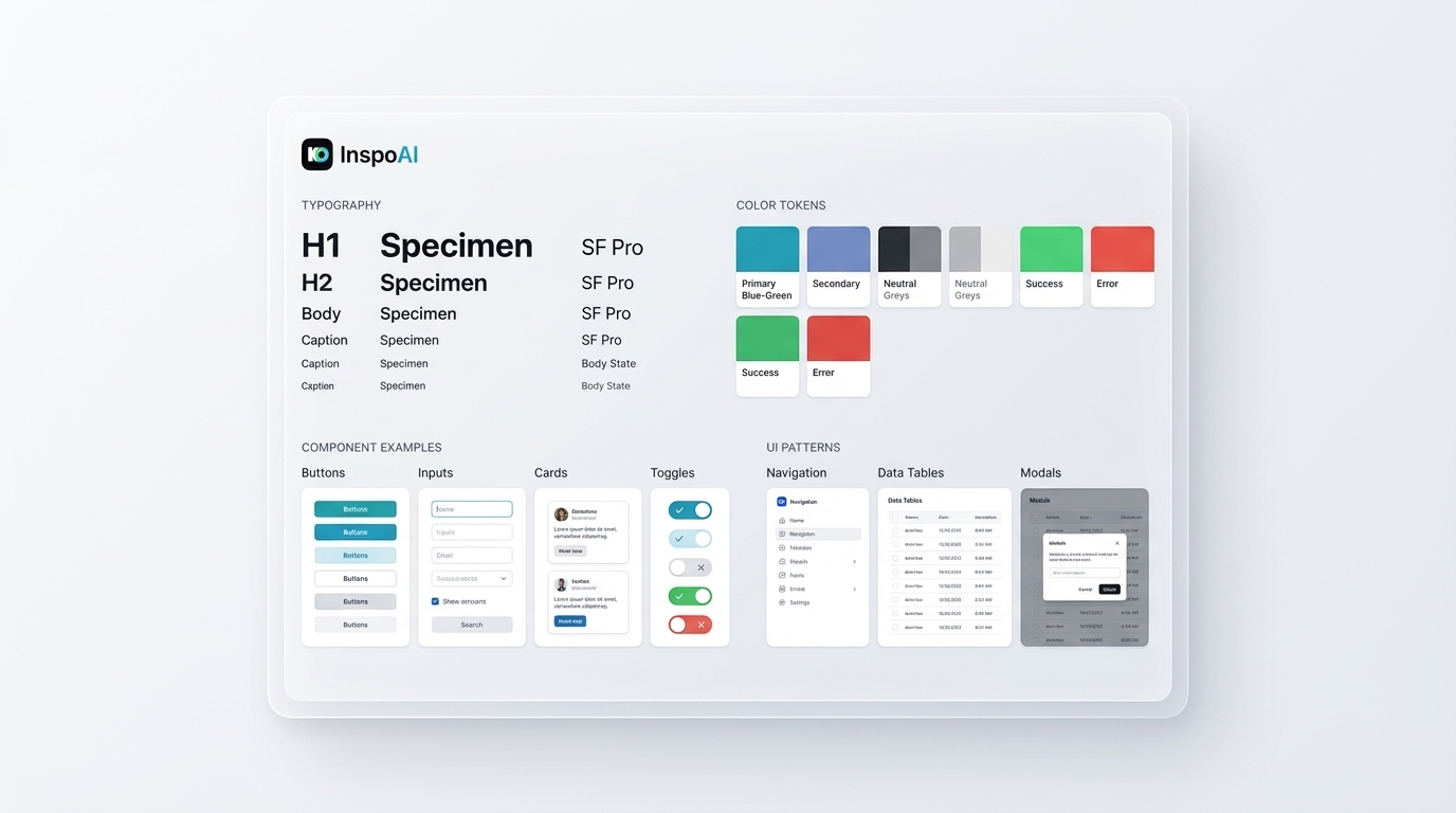 Design System Reference Board UI