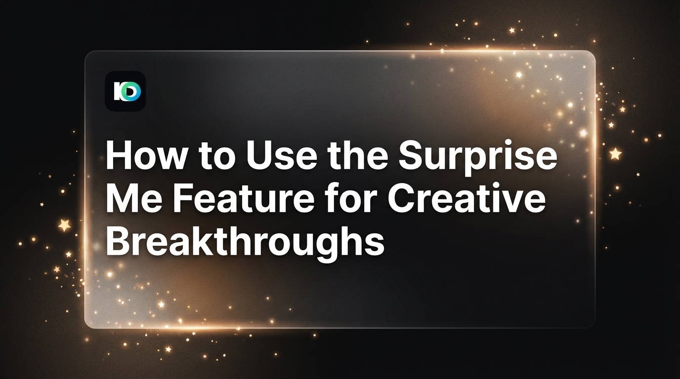 How to Use the Surprise Me Feature for Creative Breakthroughs