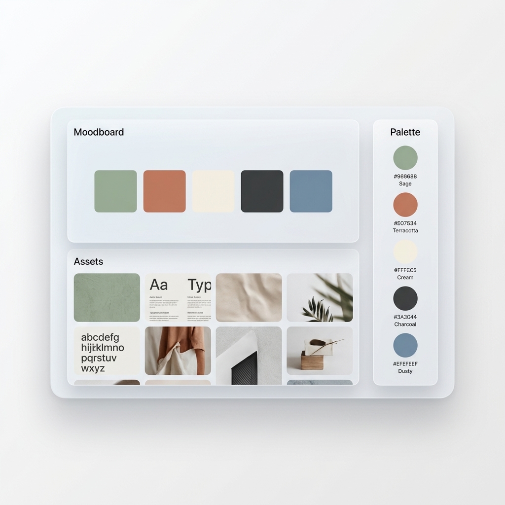 InspoAI moodboard builder and asset organization