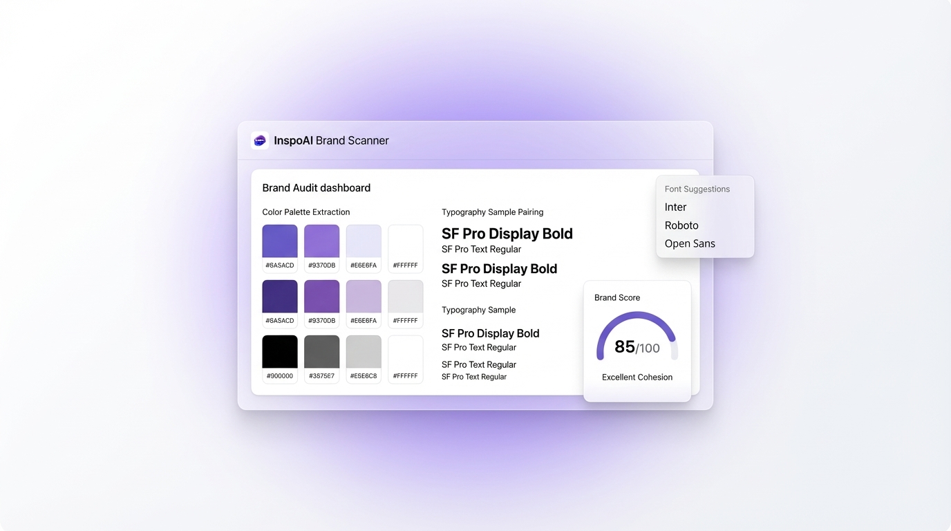 InspoAI Brand Scanner Dashboard