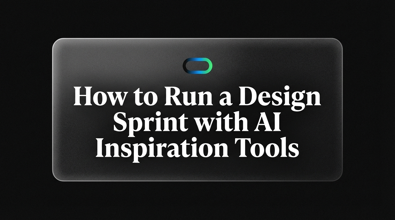 How to Run a Design Sprint with AI Inspiration Tools