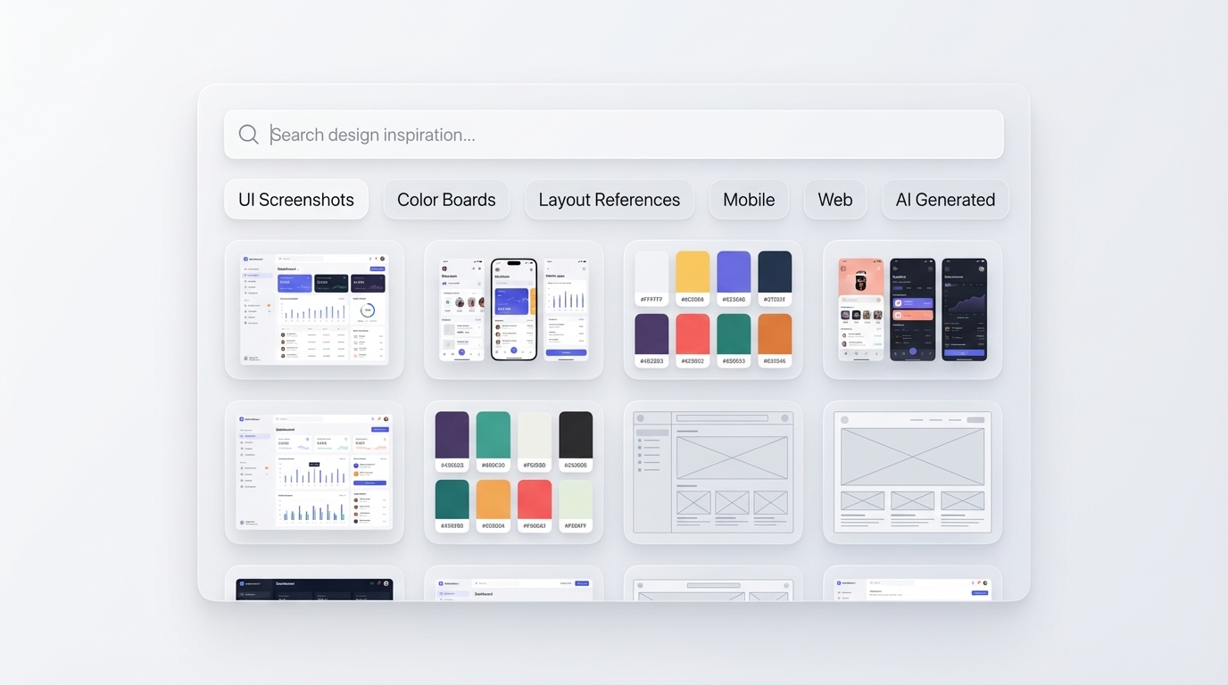 Inspo AI Design Search Interface