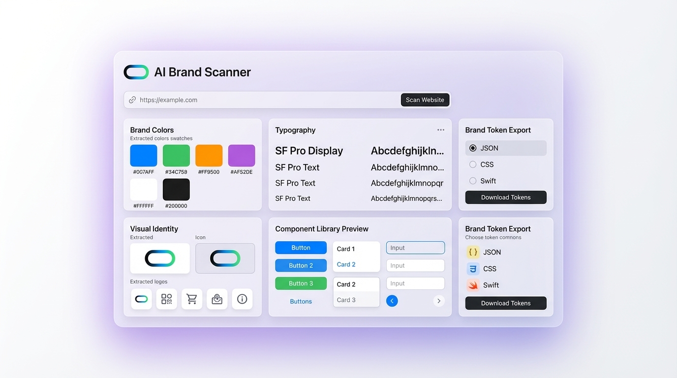 AI Brand Scanner UI