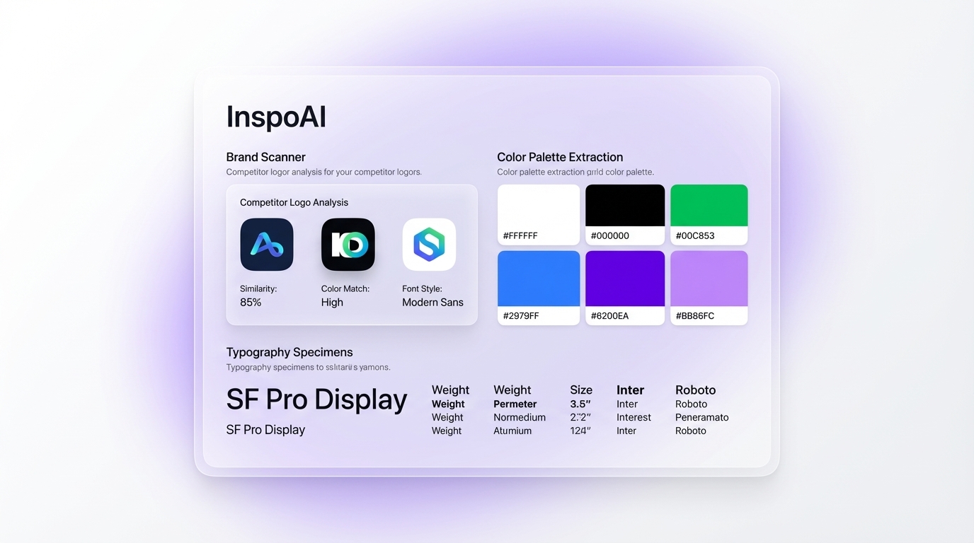 InspoAI Brand Scanner UI