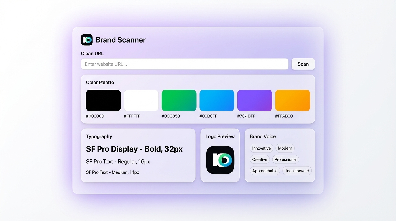 InspoAI Brand Scanner