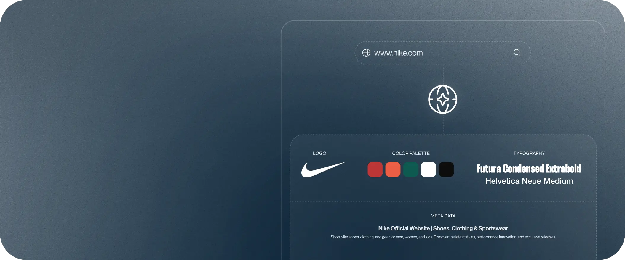 Inspo AI workspace preview showing brand and design research tools