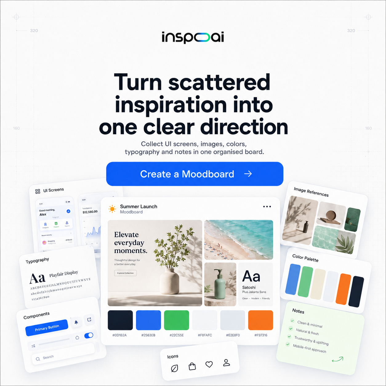 Moodboard Creation & Design Canvas